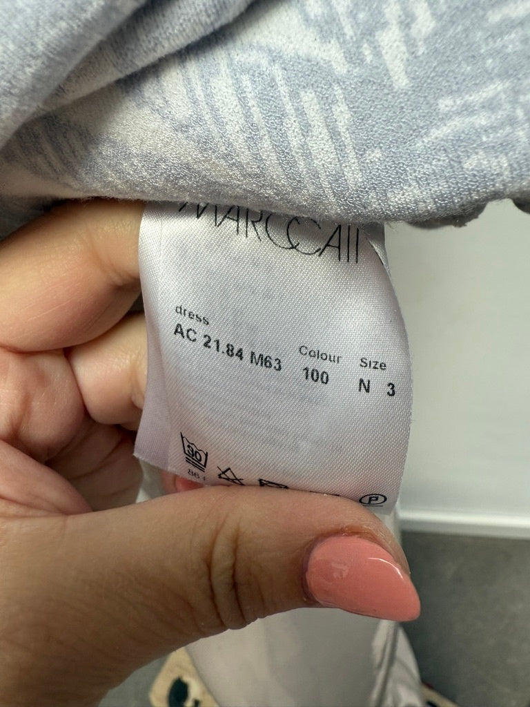 Marc Cain Jurk maat 3 lichtblauw, beige