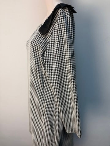 Juffrouw Jansen Jurk maat XL zwart; wit