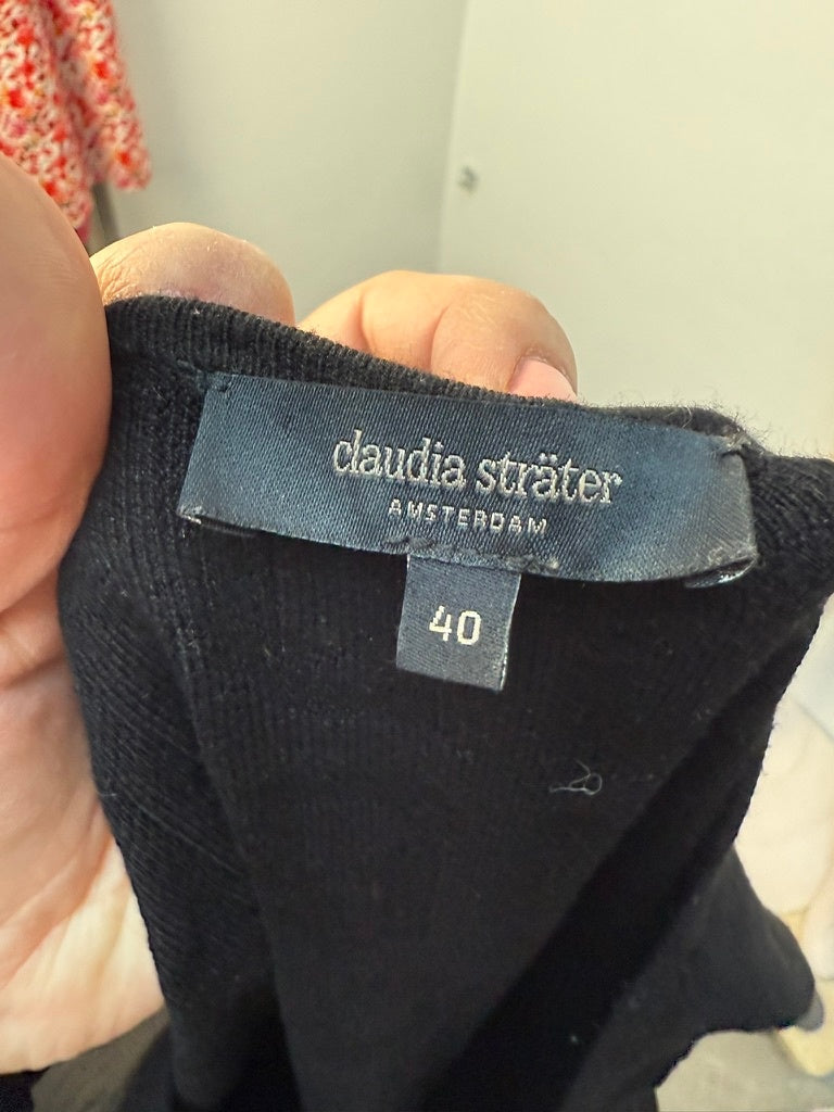 Claudia Sträter Jurk maat 40 zwart