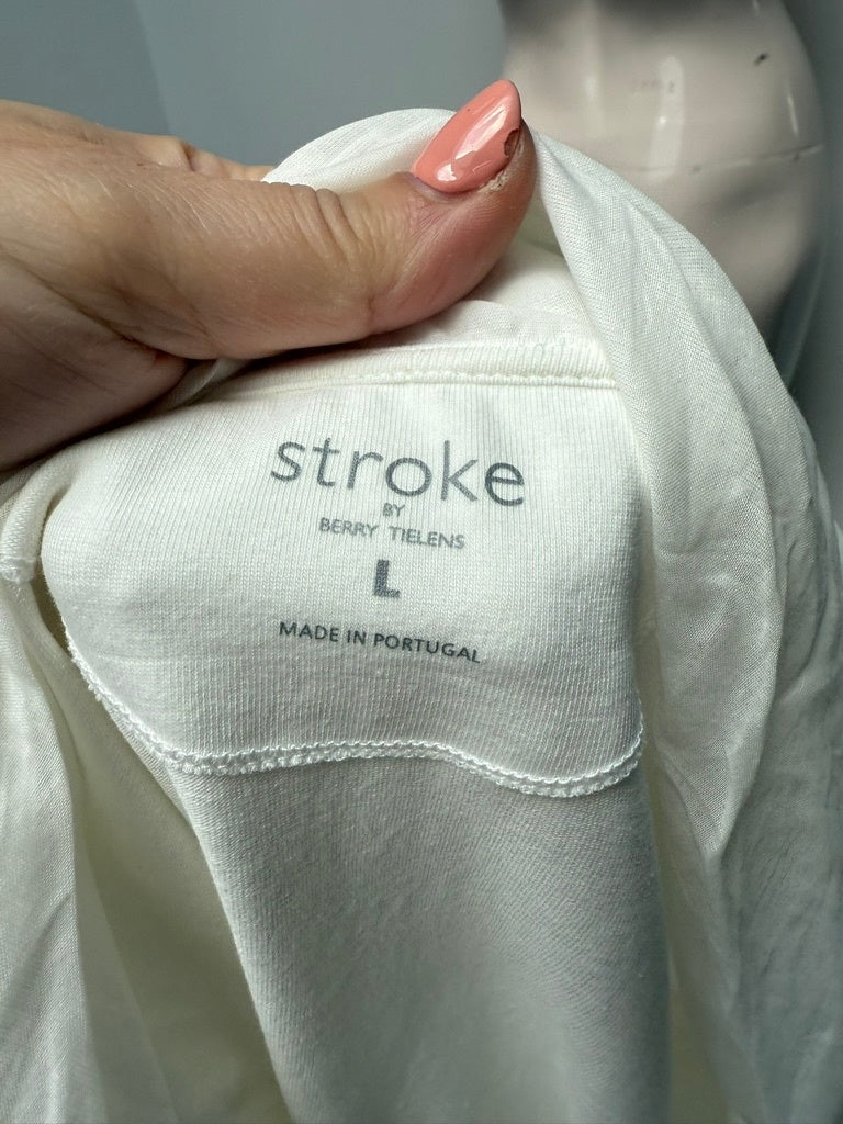 Stroke Top maat L wit