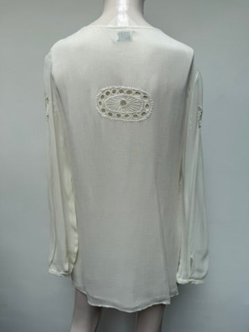 Stroke Blouse maat 38 creme