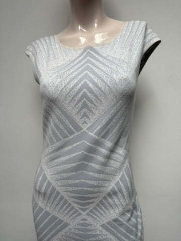 Marc Cain Jurk maat 3 lichtblauw, beige