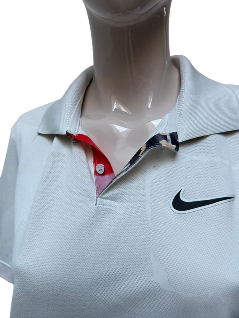 Nike Dri-FIT Polo maat S Wit