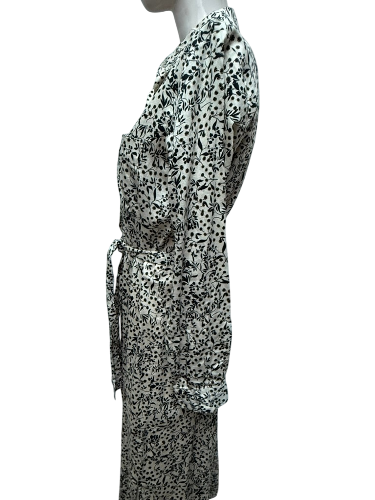 SECOND FEMALE Jurk maat M Beige/zwart