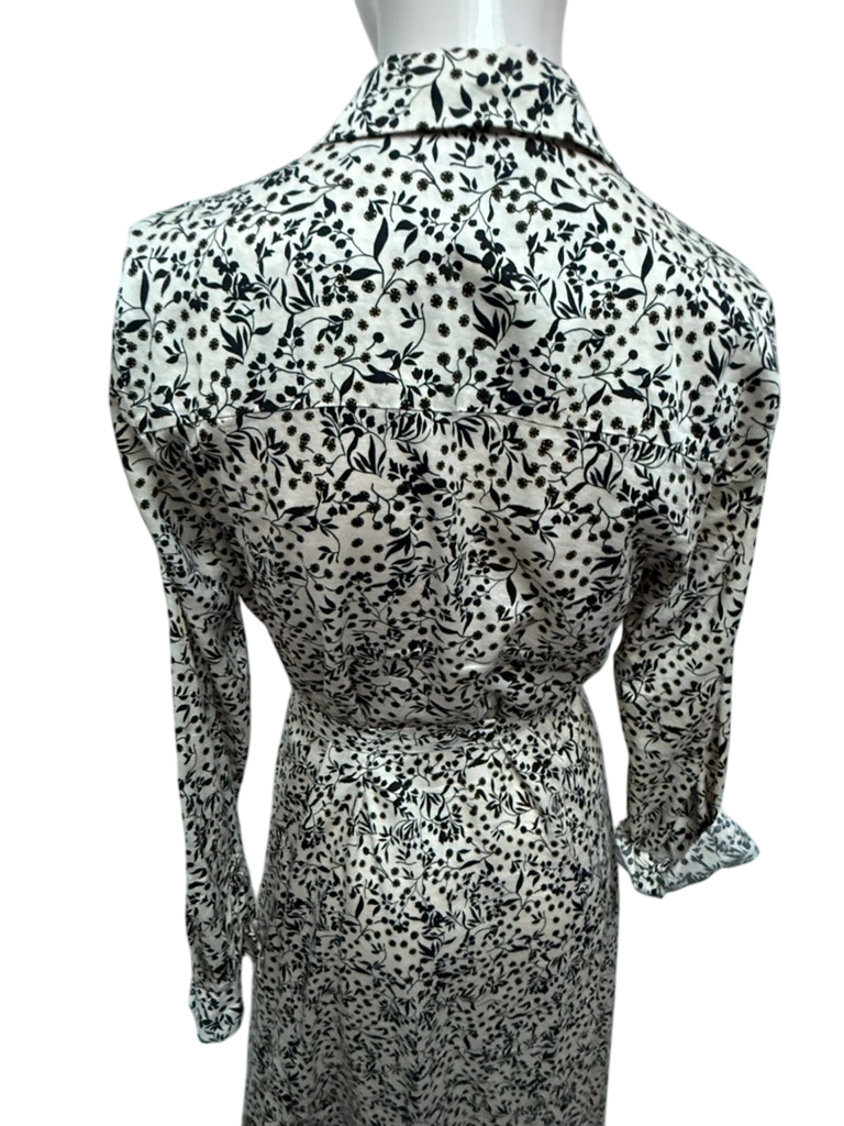 SECOND FEMALE Jurk maat M Beige/zwart