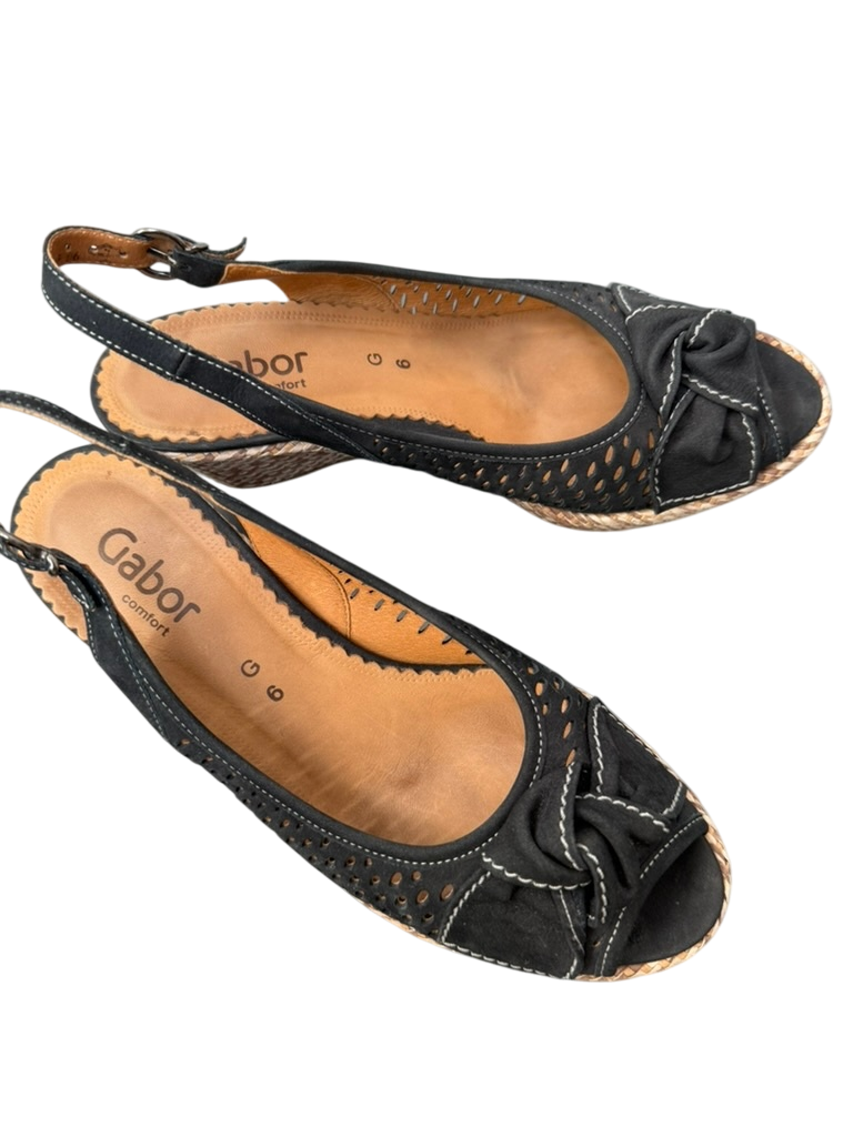 Gabor Sandalen maat 6 donkerblauw