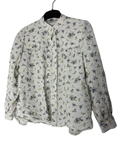 Zara Blouse maat M creme met bloemen