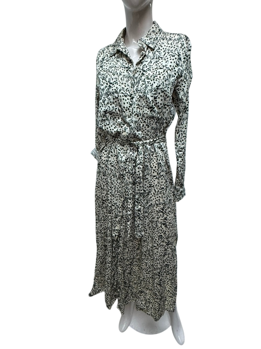SECOND FEMALE Jurk maat M Beige/zwart