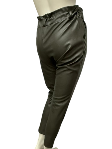 Made In Italy Broek maat L/XL donkergroen
