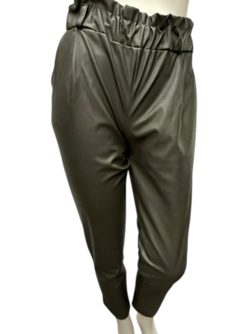 Made In Italy Broek maat L/XL donkergroen