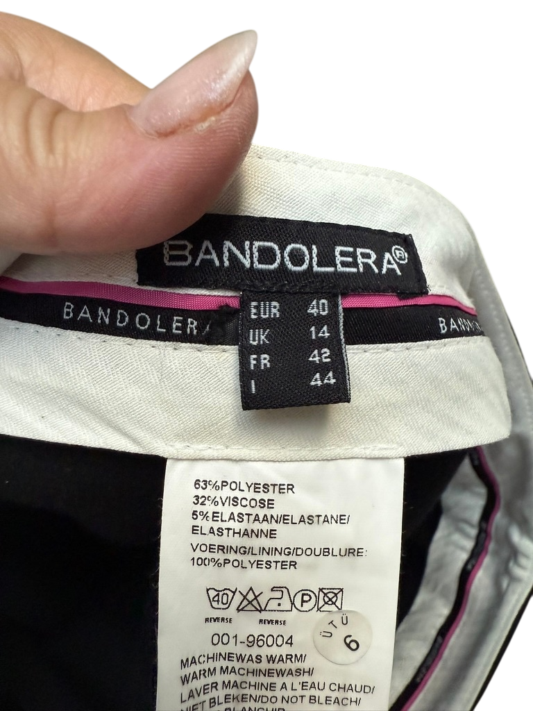 BANDOLERA Pantalon maat 40 Zwart