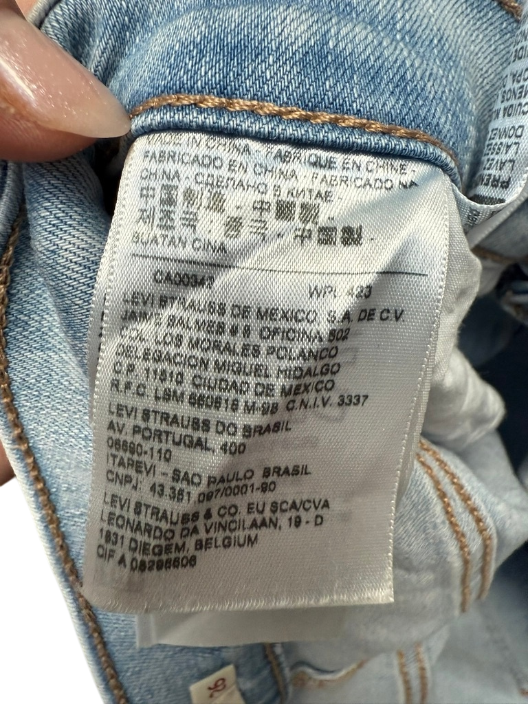 Levi's Jeans maat 26 lichtblauw