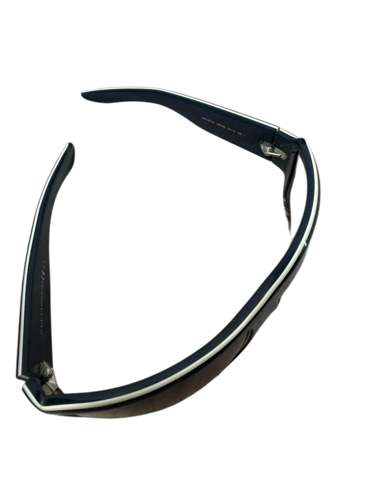 Gucci Zonnebril maat M Donkerblauw; wit