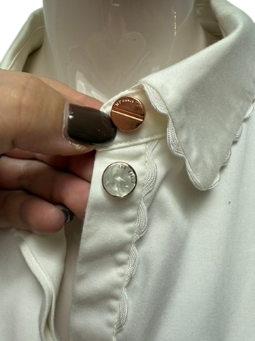 Ted Baker Blouse maat 4 creme