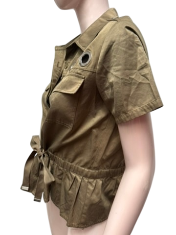 Twinset Blouse maat S Olijfgroen