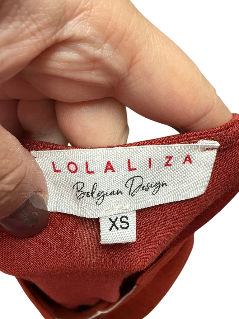 Lola Liza Top maat XS roestbruin