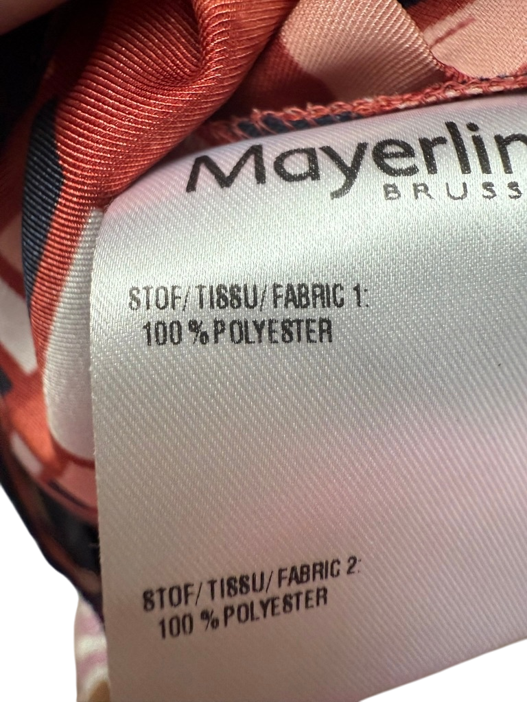 Mayerline Brussels Top maat 40 Red and white with black accents