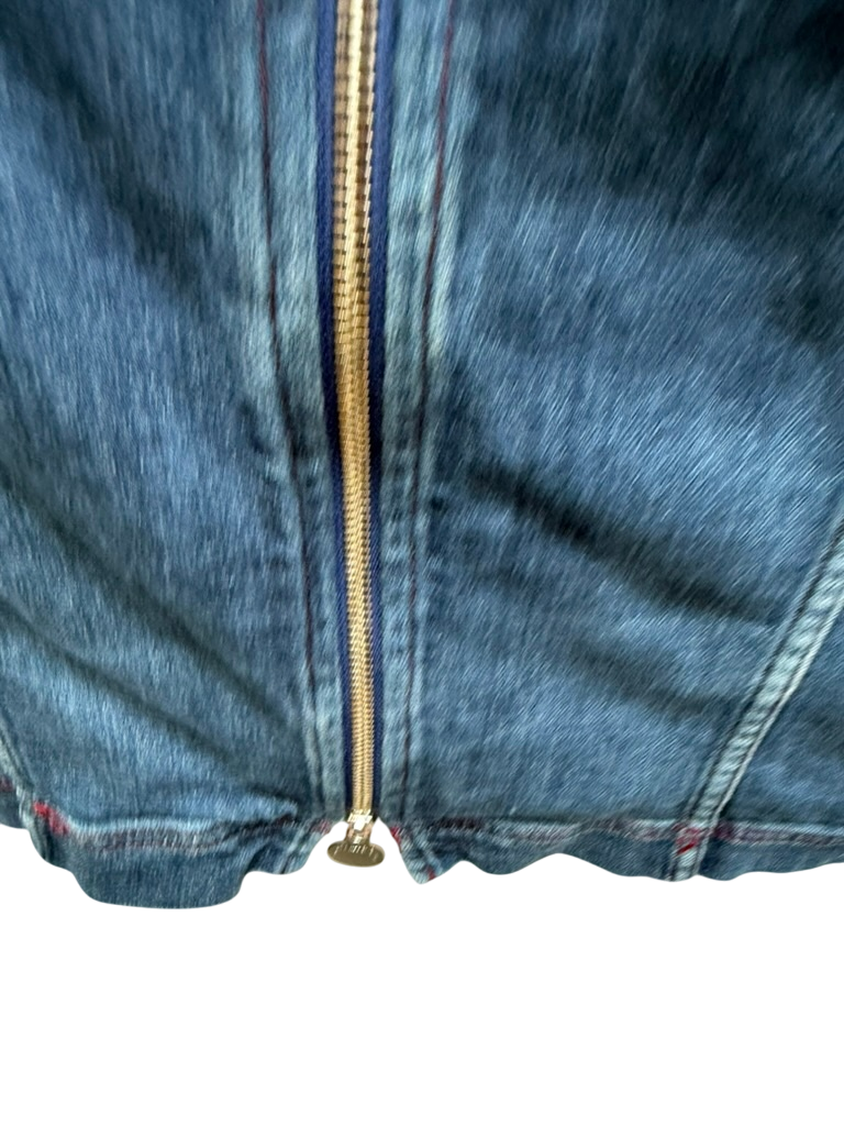 caroline biss Jurk maat 38 blauw jeans