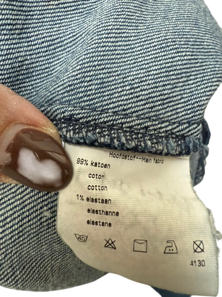 caroline biss Jurk maat 38 blauw jeans