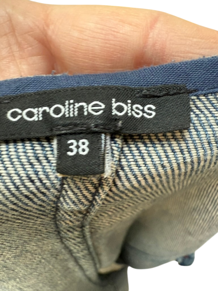 caroline biss Jurk maat 38 blauw jeans