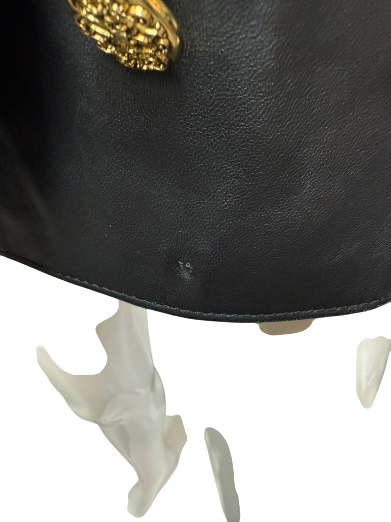 BLACKY DRESS leren jas maat 40 zwart