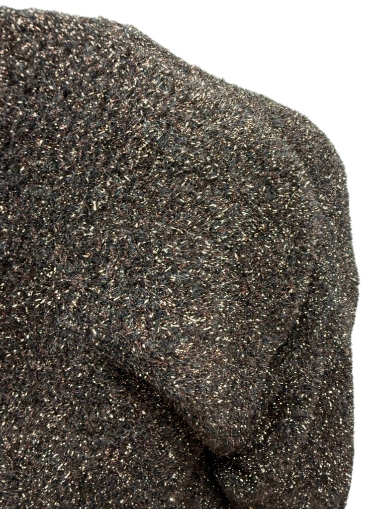 ESSENTIEL ANTWERP Vest maat S Bruin met goudkleurige glitters