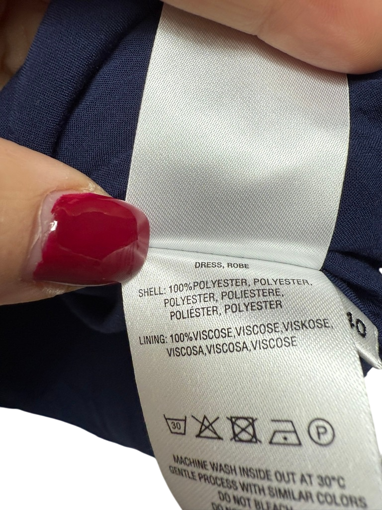 Essentiel Antwerp Jurk maat 40 Blauw en rood