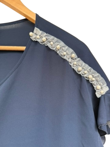 Amelie & Amelie Top maat M blauw