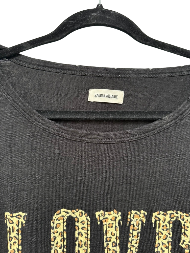 Zadig & Voltaire Top maat S Zwart