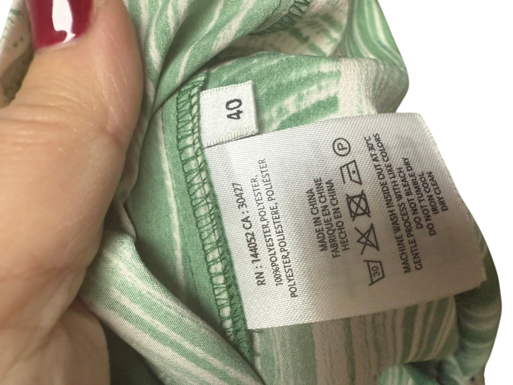 ESSENTIEL ANTWERP Jurk maat 40 groen, wit