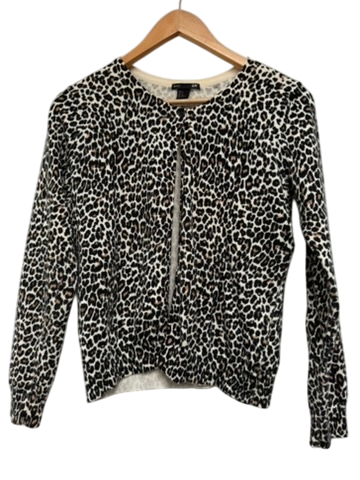 H&M Vest maat M Beige en zwart (dierenprint)