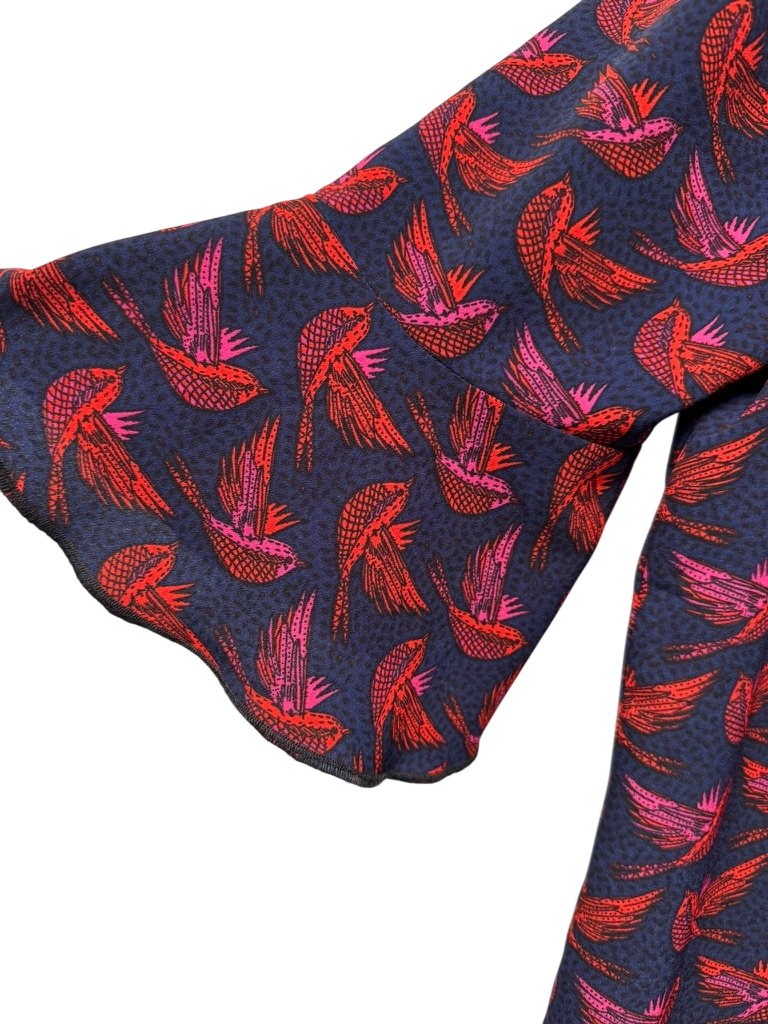 Essentiel Antwerp Jurk maat 40 Blauw en rood