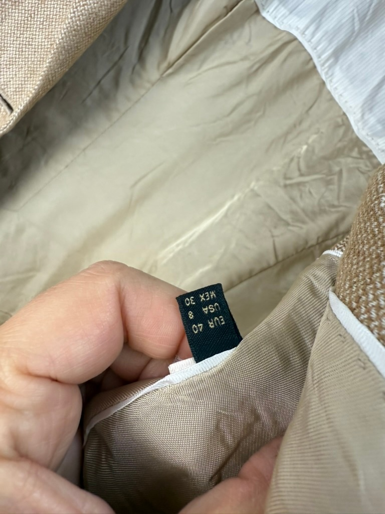 Massimo Dutti Colbert maat 40 Beige