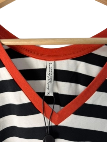 Summum Top maat XL zwart; wit