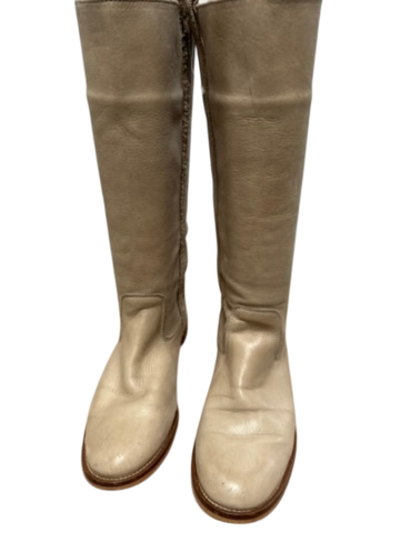 Lange laarzen maat 41 Beige