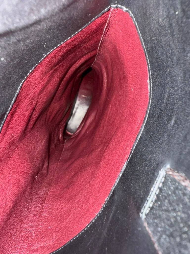 Prada Laarzen maat 39,5 Zwart met rood binnenwerk