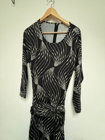 K-design Jumpsuit maat M Zwart en beige