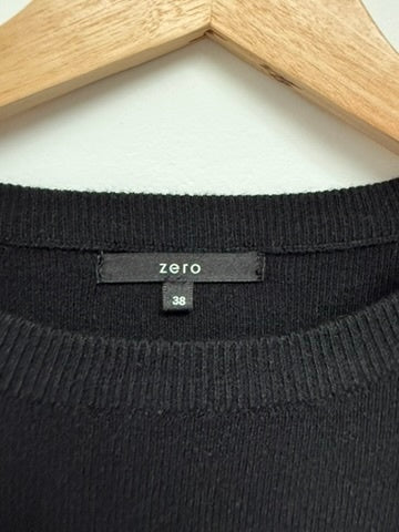 zero Trui maat 38 Zwart