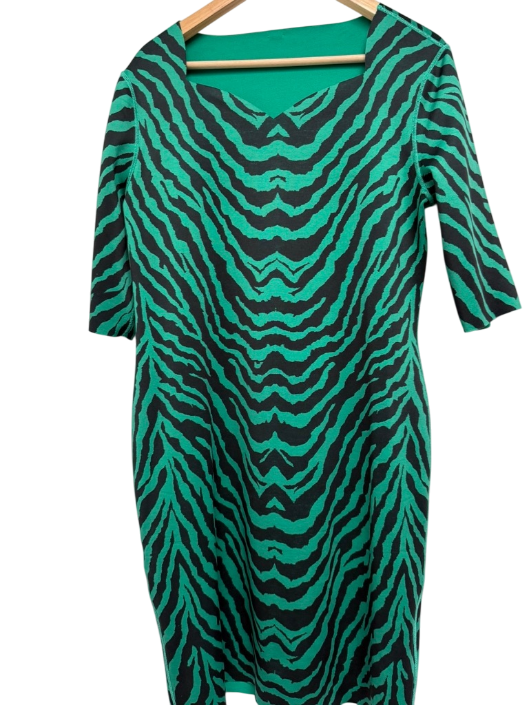 Lizzy & Coco Jurk maat 38 groen, zwart