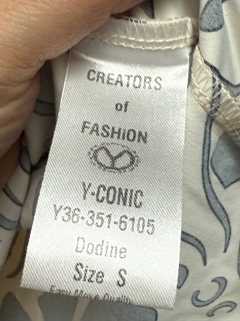 Y-conic Jurk maat S Beige en zwart