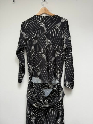 K-design Jumpsuit maat M Zwart en beige