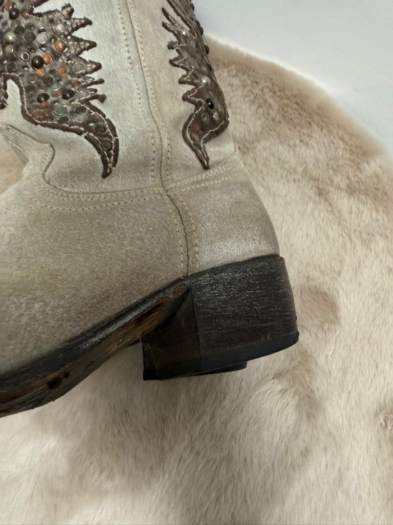 Sendra Laarzen maat 37 lichtgrijs