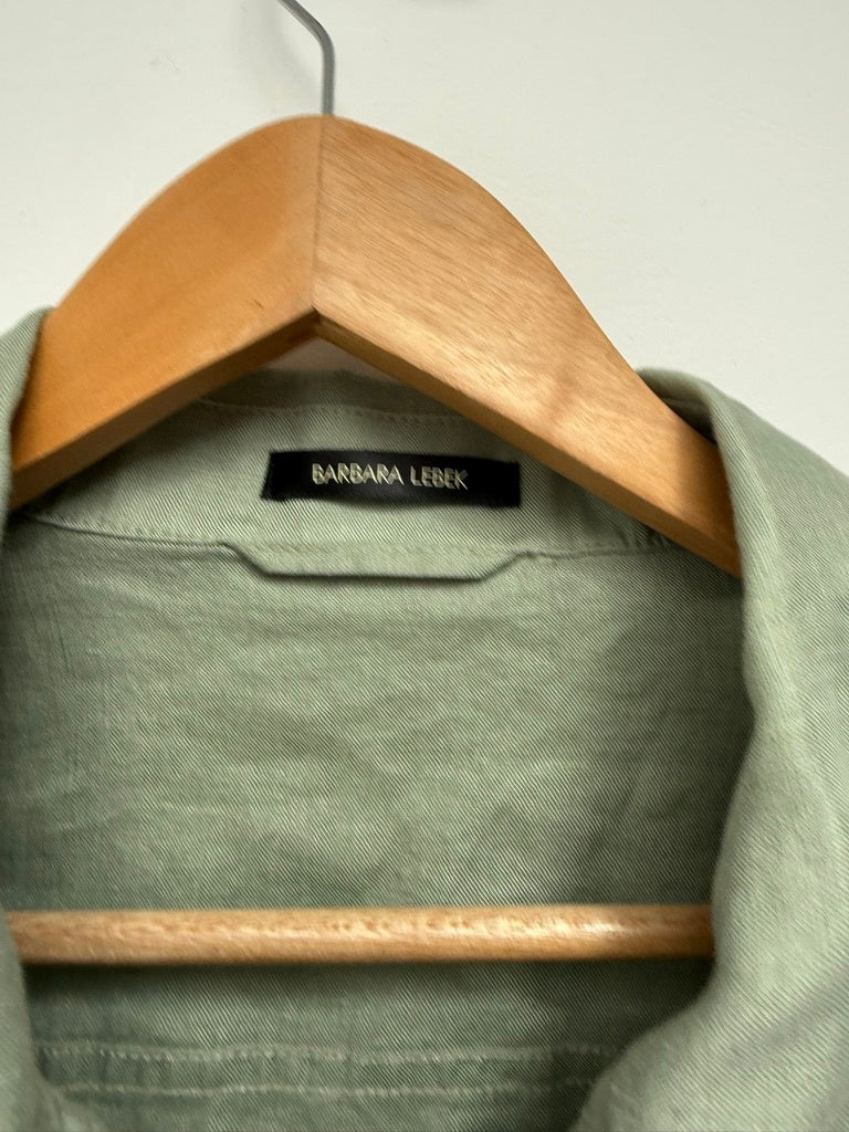 Barbara Lebek Jas/Blouse maat 38 Groen