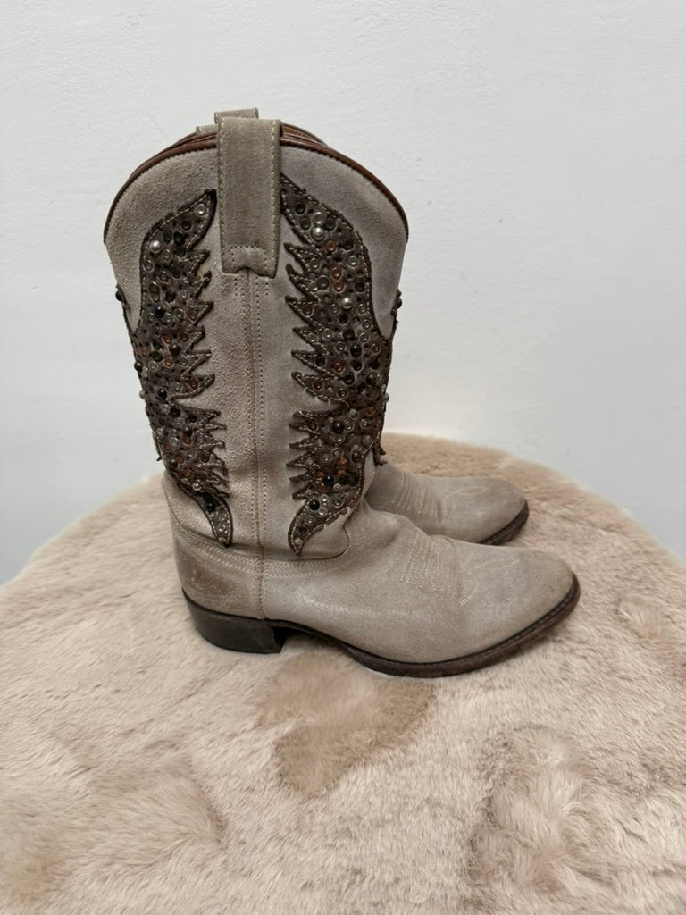 Sendra Laarzen maat 37 lichtgrijs