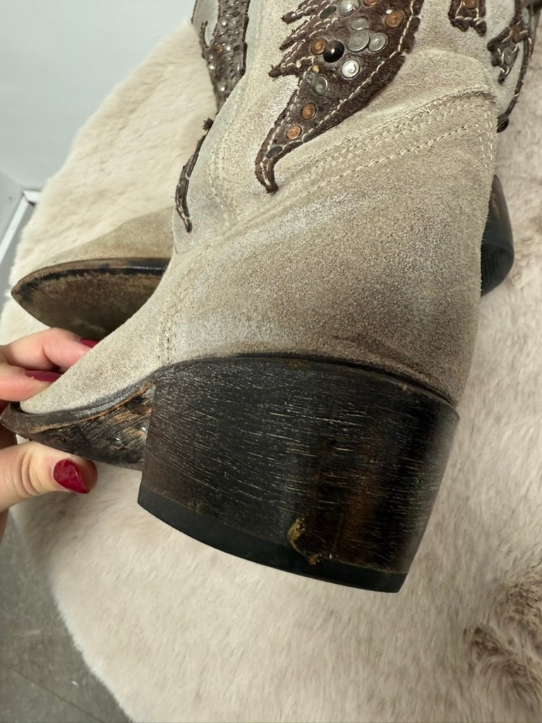 Sendra Laarzen maat 37 lichtgrijs