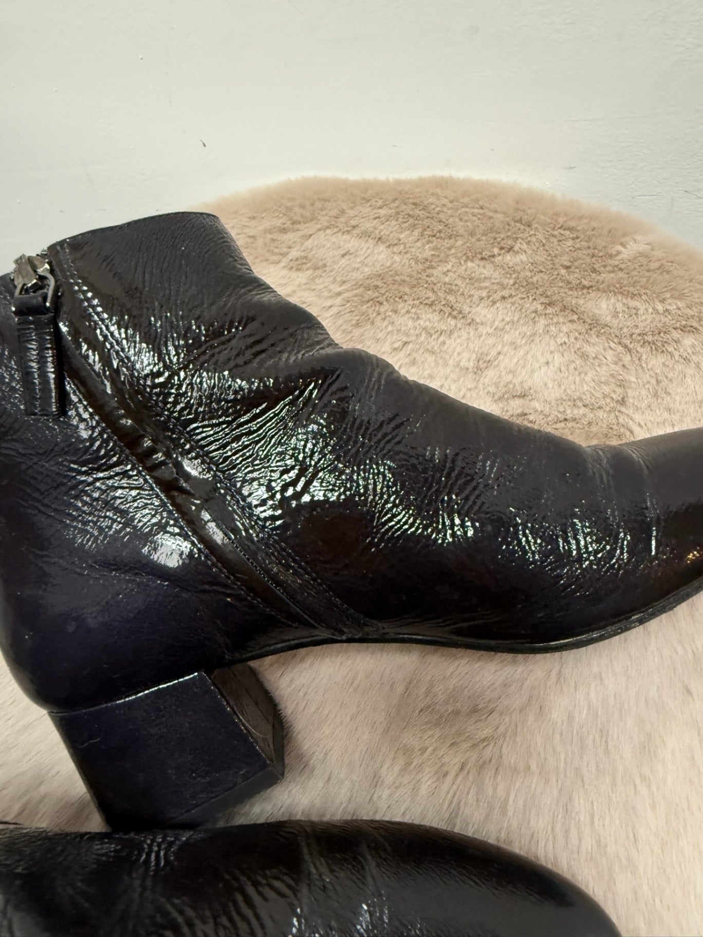 J|D Laarsjes maat 37 donkerblauw