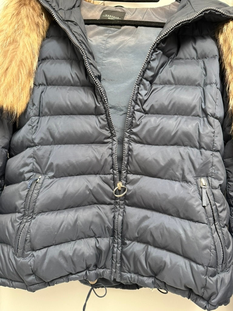 MaxMara Weekend Jas maat 40 Donkerblauw