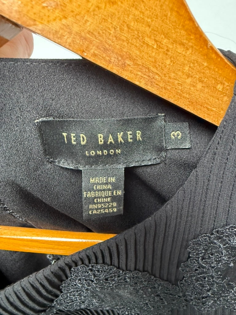 Ted Baker Jurk maat 3 zwart