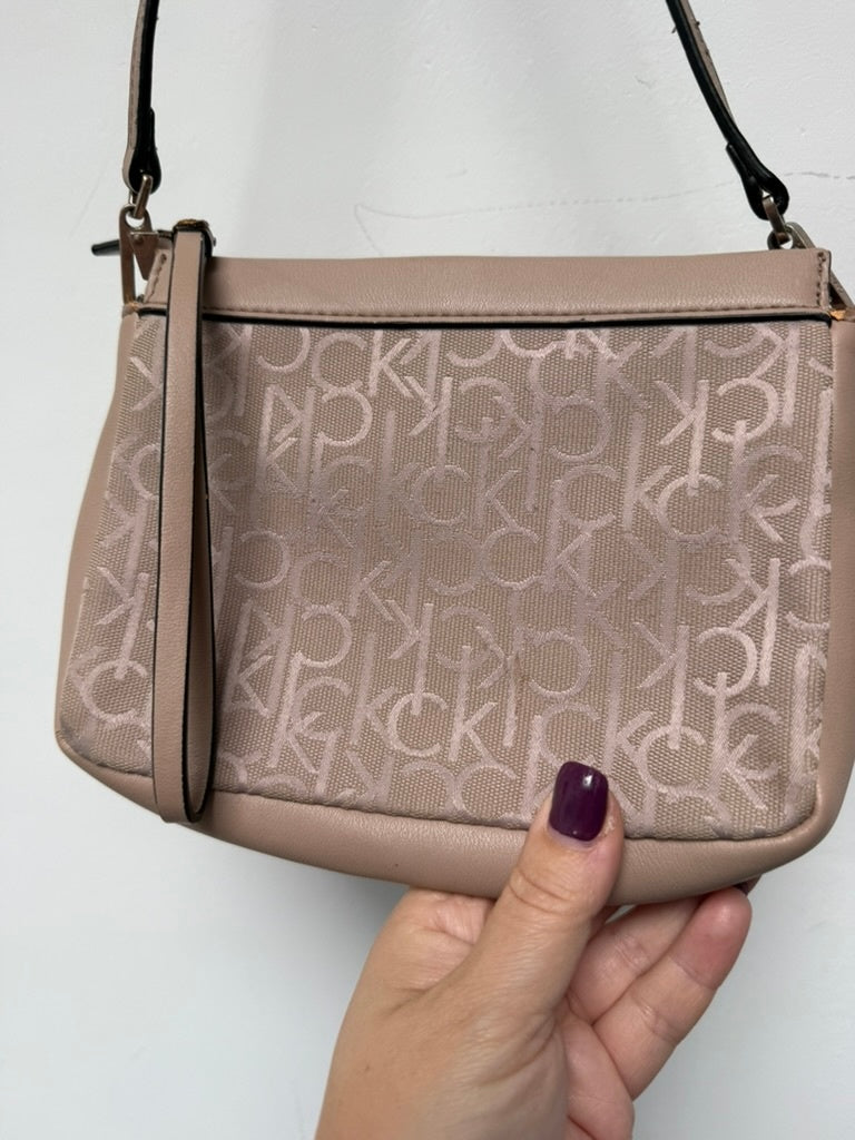 Calvin Klein Crossbody Tas Beige
