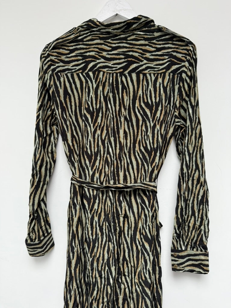 Garcia Jurk/Trui maat S groen, zwart